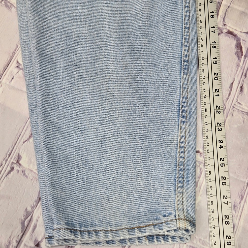 Vintage 90s Levis 560 Loose Fit Tapered Leg Jeans Men 36x30 Light Wash Denim USA - Picture 15 of 16